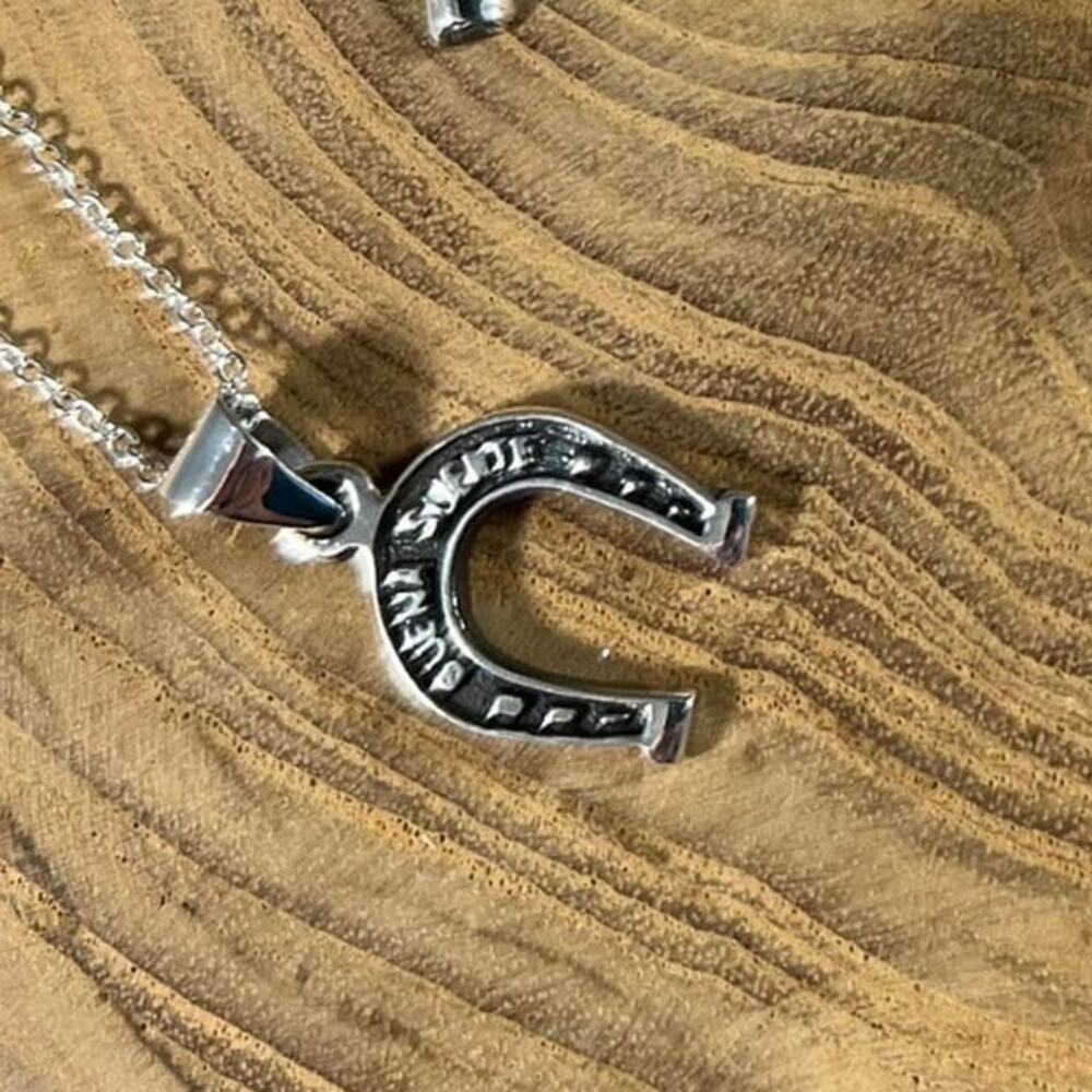 Sterling Silver Horseshoe Western Layering Necklace